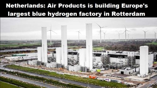 Nederland: Air Products bouwt Europa’s grootste fabriek voor blauwe H2 in Rotterdam