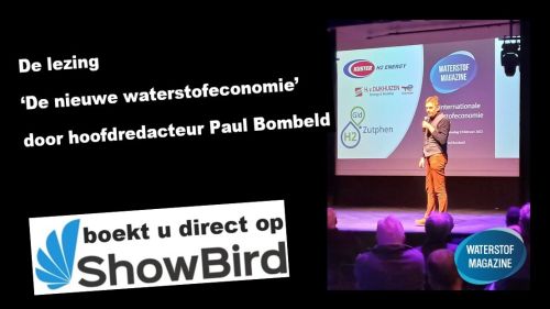 Een actuele en dynamische lezing over waterstof boekt u direct op ShowBird