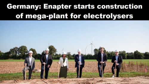 Duitsland: Enapter start met de bouw van mega-fabriek voor electrolysers