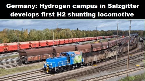 Duitsland: waterstofcampus in Salzgitter ontwikkelt eerste rangeerlocomotief op H2