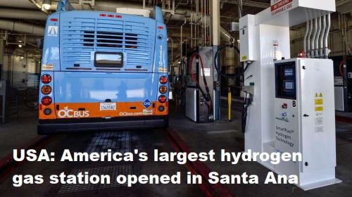 USA: grootste waterstof-tankstation van Amerika geopend in Santa Ana