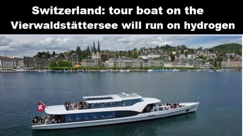 Zwitserland: rondvaartboot op de Vierwaldstättersee gaat varen op waterstof