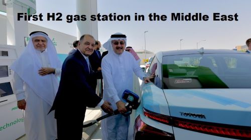 Eerste waterstofstation in Saoedi-Arabië geopend