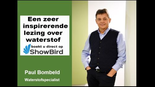 Een zeer boeiende lezing over waterstof boekt u direct op Showbird