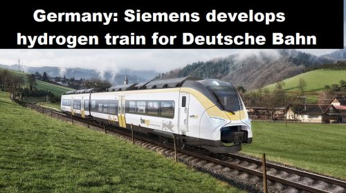 Duitsland: Siemens produceert waterstoftrein voor Deutsche Bahn