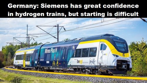 Duitsland: Siemens heeft veel vertrouwen in waterstoftreinen, maar starten is moeilijk