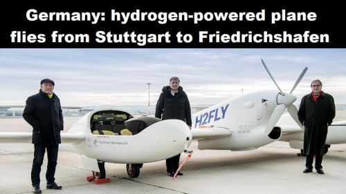 Duitsland: vliegtuig op waterstof vliegt van Stuttgart naar Friedrichshafen