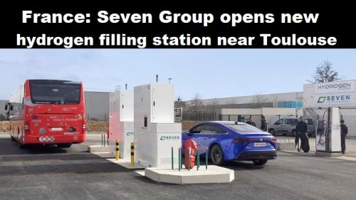 Frankrijk: Seven group opent nieuw waterstoftankstation nabij Toulouse