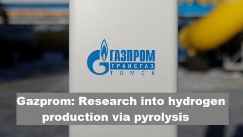 Gazprom: Onderzoek naar waterstofproductie via pyrolyse