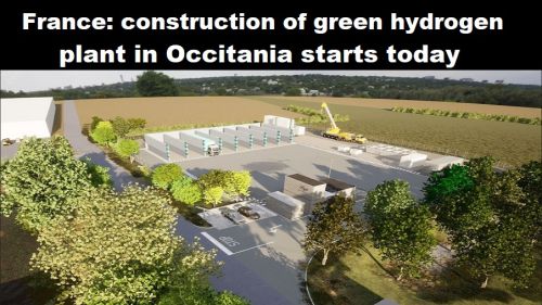 Frankrijk: bouw van groene waterstoffabriek in Occitanië vandaag van start