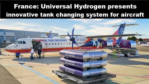Frankrijk: Universal Hydrogen presenteert innovatief tankwisselsysteem voor vliegtuigen
