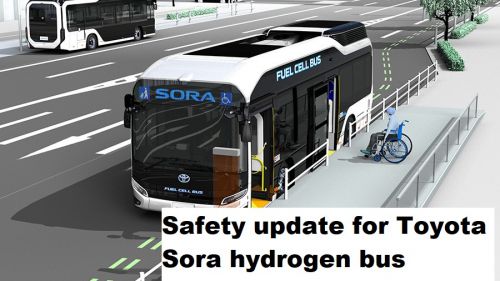Uitgebreide veiligheidsupdate voor de Toyota Sora waterstofbus