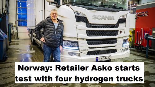 Noorwegen: retailer Asko start test met vier vrachtauto’s op waterstof