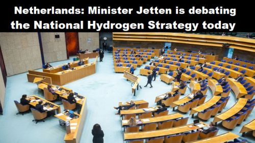Nederland: minister Jetten debatteert vandaag over Nationale Waterstofstrategie