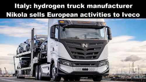 Italië: waterstoftruck-fabrikant Nikola verkoopt Europese activiteiten aan Iveco
