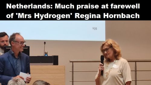 Nederland: veel lof bij afscheid van ‘mevrouw waterstof’ Regina Hornbach
