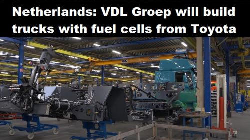 Nederland: VDL Groep gaat trucks bouwen met brandstofcellen van Toyota