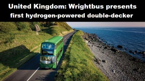 Verenigd Koninkrijk: Wrightbus presenteert eerste dubbeldekker op waterstof