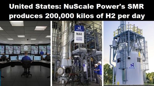 Verenigde Staten: SMR van NuScale Power produceert 200.000 kilo H2 per dag