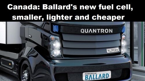 Canada: nieuwe brandstofcel van Ballard, kleiner, lichter en goedkoper