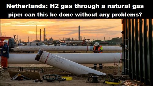 Nederland: waterstofgas door een aardgaspijp: kan dat zonder problemen?