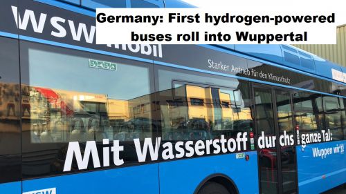 Duitsland: eerste bussen op waterstof rollen Wuppertal binnen