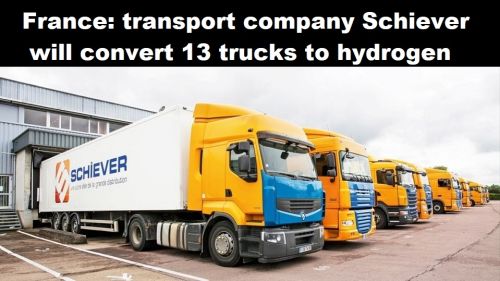 Frankrijk: transportbedrijf Schiever gaat 13 vrachtwagens ombouwen naar waterstof