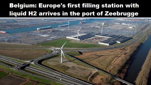 België: Europa’s eerste tankstation met vloeibare H2 komt in haven van Zeebrugge