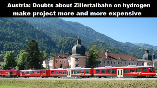 Oostenrijk: twijfels over Zillertalbahn op waterstof maken project steeds duurder
