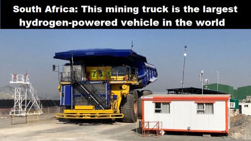 Zuid-Afrika: deze mijnbouwtruck is het grootste voertuig op waterstof ter wereld