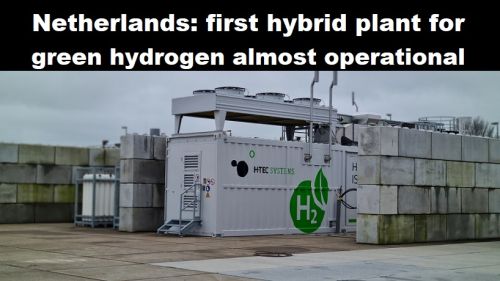 Nederland: eerste hybride fabriek voor groene waterstof en zuurstof bijna klaar